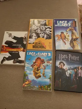 5 Dvd très bon etat