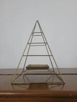 Porte-bijouux metal doré