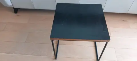 Table basse carrée 40x40cms design années 60