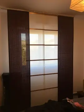 rideaux japonais + rails