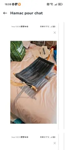 Hamac pour chat