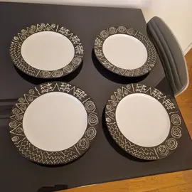 4 assiettes Habitat style Japonais