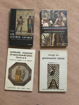 Livres de latin (lycée)