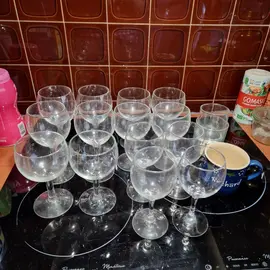 lot avec differents verres