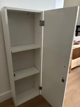 petit meuble à pharmacie blanc