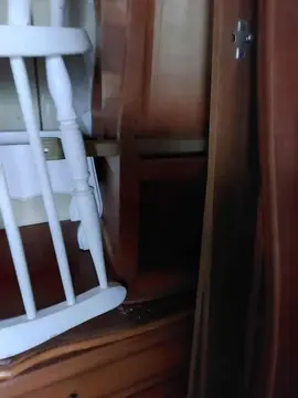 lit double ,armoire avec miroir