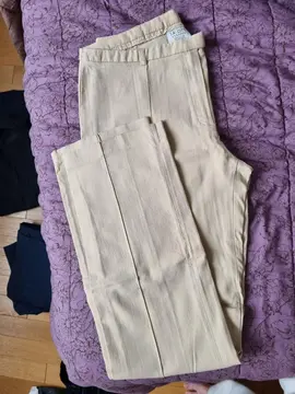 pantalon femme beige 40