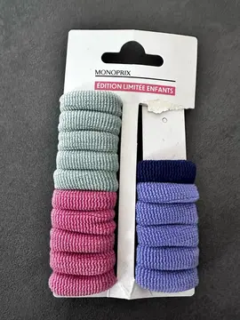 lot 16 élastiques chouchous enfants Monoprix neufs