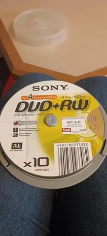 10 DVD RW SONY vierges. Jamais utilisés