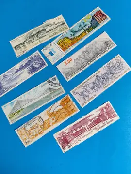 lot unique timbres Français ''longs''''