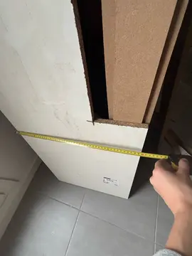 planche de mélaminé blanc