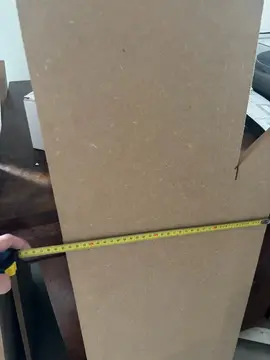 chute MDF épaisseur 15mm