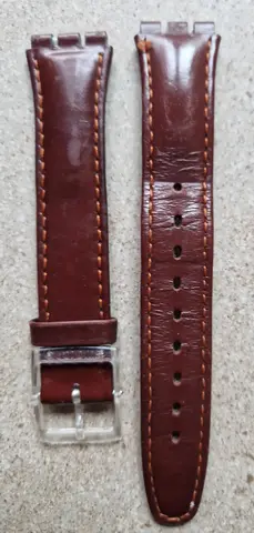 Bracelet montre Swatch cuir