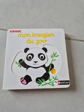 Livre enfant imagier au zoo
