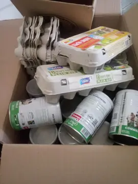 Boîtes à café et/ou boîtes d'oeuf