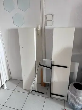 Étagères à fixations invisibles