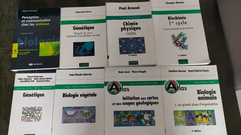 livres de biologie et géologie