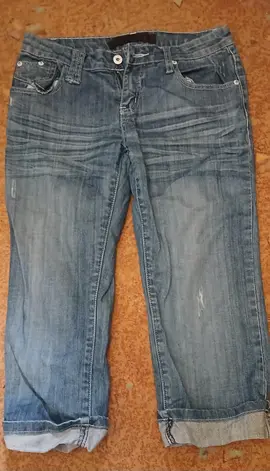 Pantacourt en jean taille 38