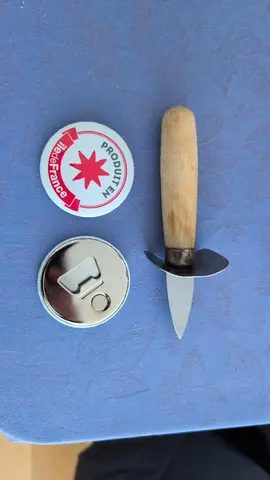 magnets décapsuleurs et couteau à huîtres