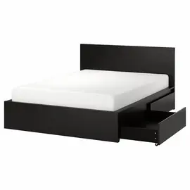 Lit ikea Malm 140x200 + 2 chevets