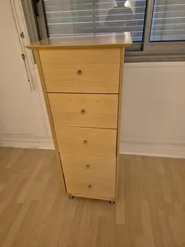 commode etroite meuble a tiroir