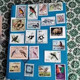 donne timbres annimaux 1lot part envoie