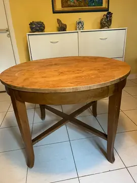 table ronde en bois