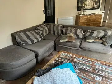 canapé d’angle tissus déhoussable