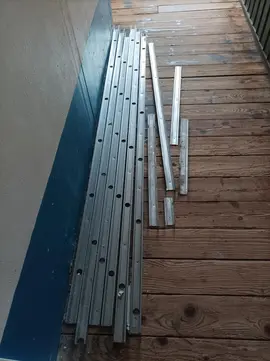 6 rails placo de 2 mètres