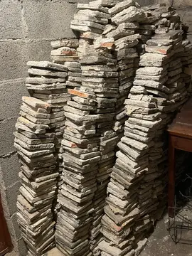 Carreaux en terre cuite pour remblais