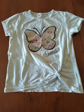 t-shirt fille papillon 10 ans