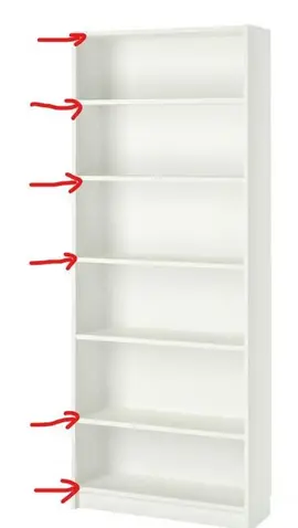 6 étagères pour meubles IKEA BILLY