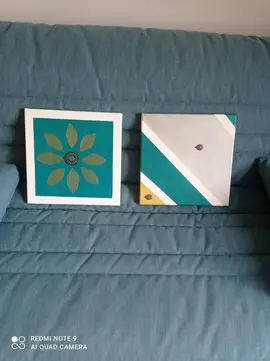 deux peintures sur toile