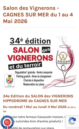 Invitations salon vignerons et terroir