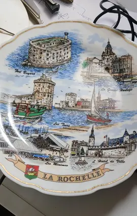 Assiette plate LA ROCHELLE