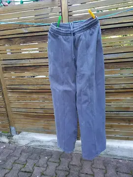 pantalon velours gris taile M