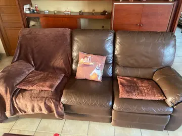 canapé 3 places dont 2 relax