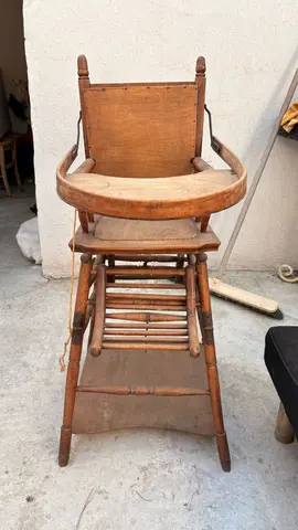 chaise haute vintage