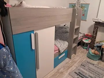 Lit Superposé armoire