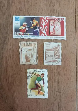 Timbres Cuba et CCCP