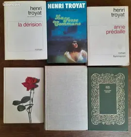 Lot de 6 livres/romans d'Henti Troyat