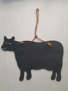 Tableau Vache en ardoise