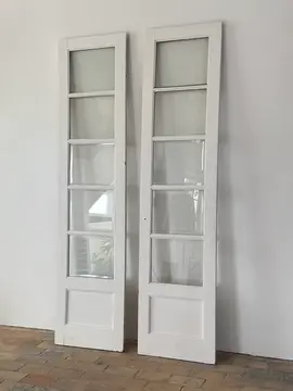 2 portes intérieures carreaux biseauté sans pommelles