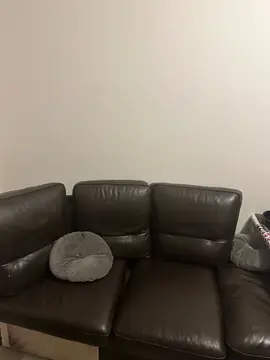 canapé en cuir 2 places