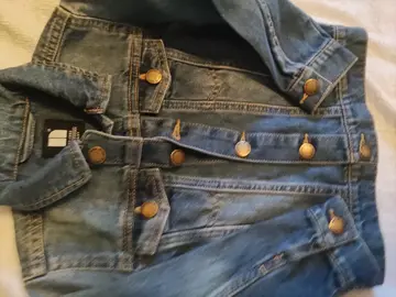 petite veste en jean 's ( fille 2-4 ans )