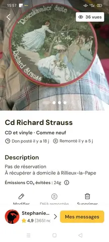 cd Richard Strauss neuf