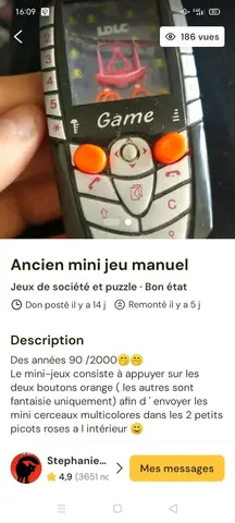 ancien jeu manuel