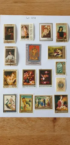 Lot A78 Monde thème art