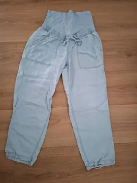 pantalon de grossesse en lin