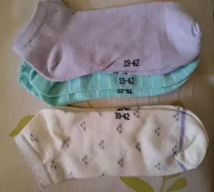 3 paires de socquettes 39-42